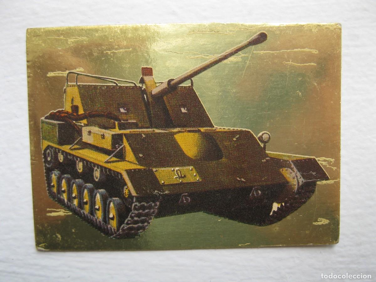Coleccionismo cromos antiguos: HECHOS Y SOLDADOS DEL SIGLO XX - CROMO N&ordm; 135 - TANQUE LIGERO RUSO - EDITORIAL MAGA - NUNCA PEGADO.