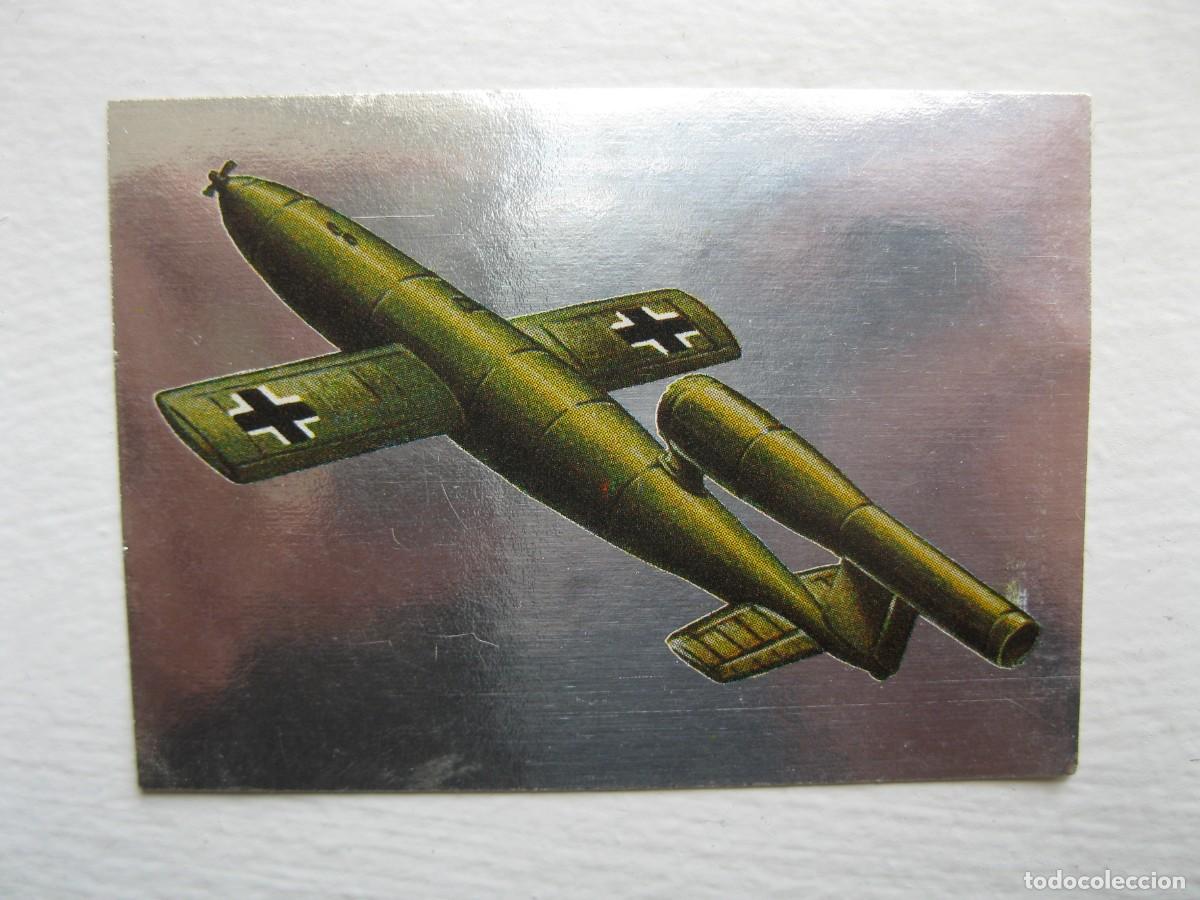 Coleccionismo cromos antiguos: HECHOS Y SOLDADOS DEL SIGLO XX - CROMO N&ordm; 128 - BOMBA VOLANTE V-1 - EDITORIAL MAGA - NUNCA PEGADO.