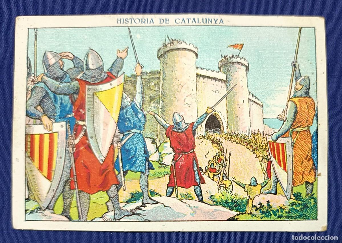 Coleccionismo cromos antiguos: CROMO HISTORIA DE CATALUNYA N&ordm; 36 BIS.XOCOLATA JUNCOSA
