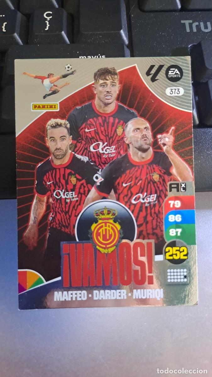 Coleccionismo cromos antiguos: ADRENALYN XL VAMOS 373 MAFFEO DARDER MURIQI MALLORCA CROMO LIGA 24 25 2024 2025 PANINI