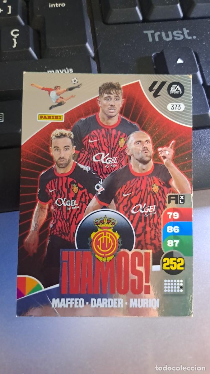 Coleccionismo cromos antiguos: ADRENALYN XL VAMOS 373 MAFFEO DARDER MURIQI MALLORCA CROMO LIGA 24 25 2024 2025 PANINI