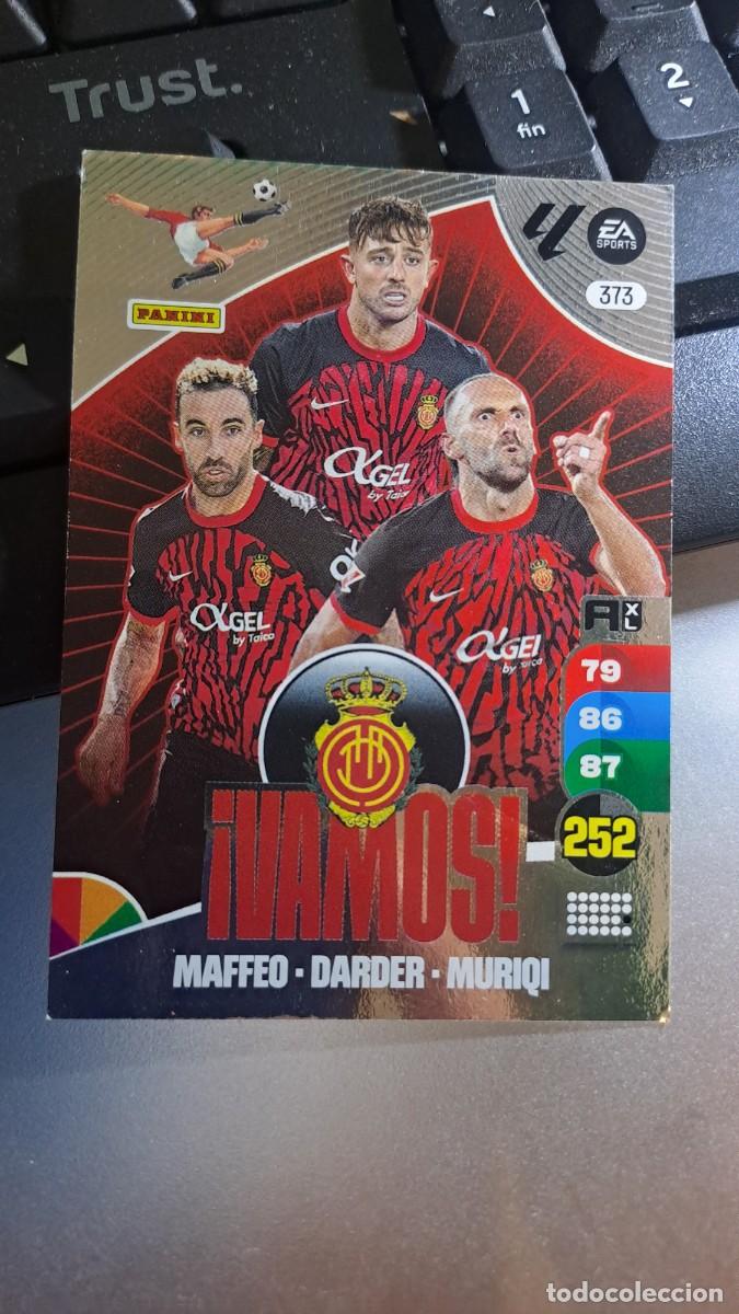 Coleccionismo cromos antiguos: ADRENALYN XL VAMOS 373 MAFFEO DARDER MURIQI MALLORCA CROMO LIGA 24 25 2024 2025 PANINI