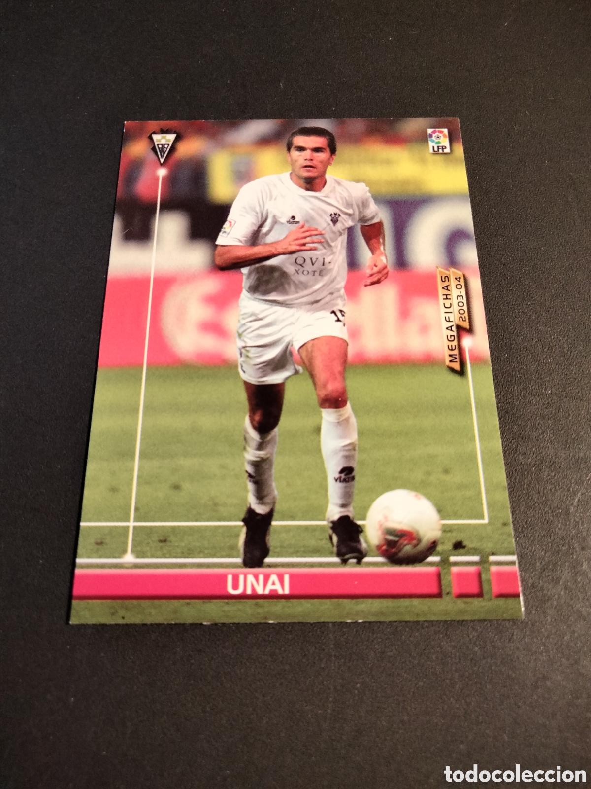 Coleccionismo cromos antiguos: UNAI # 480 ALBACETE BALOMPI&Eacute; NUEVO FICHAJE MEGAFICHAS ( MEGACRACKS) 2003/04 PANINI