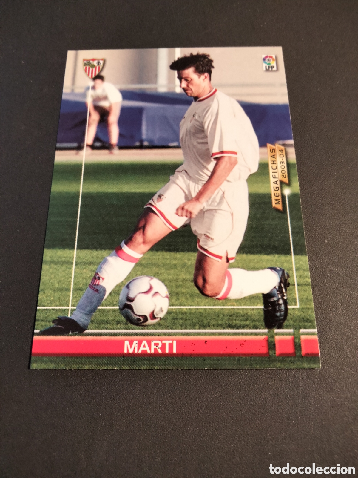 Coleccionismo cromos antiguos: MARTI # 445 SEVILLA FC. NUEVO FICHAJE MEGAFICHAS ( MEGACRACKS) 2003/04 PANINI