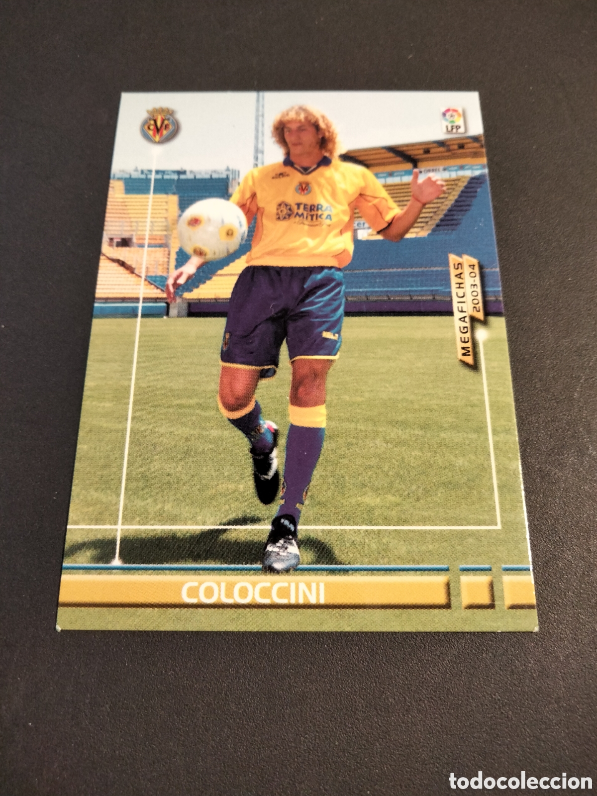 Coleccionismo cromos antiguos: COLOCCINI # 448 VILLARREAL CF. NUEVO FICHAJE MEGAFICHAS ( MEGACRACKS) 2003/04 PANINI