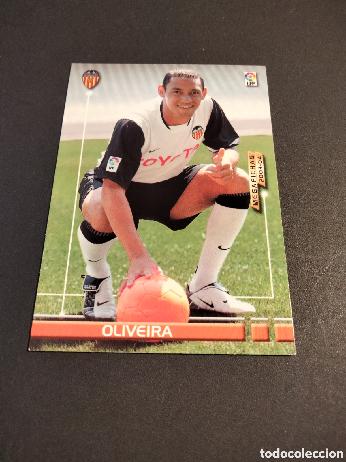Coleccionismo cromos antiguos: OLIVEIRA # 462 VALENCIA C.F. NUEVO FICHAJE MEGAFICHAS ( MEGACRACKS) 2003/04 PANINI