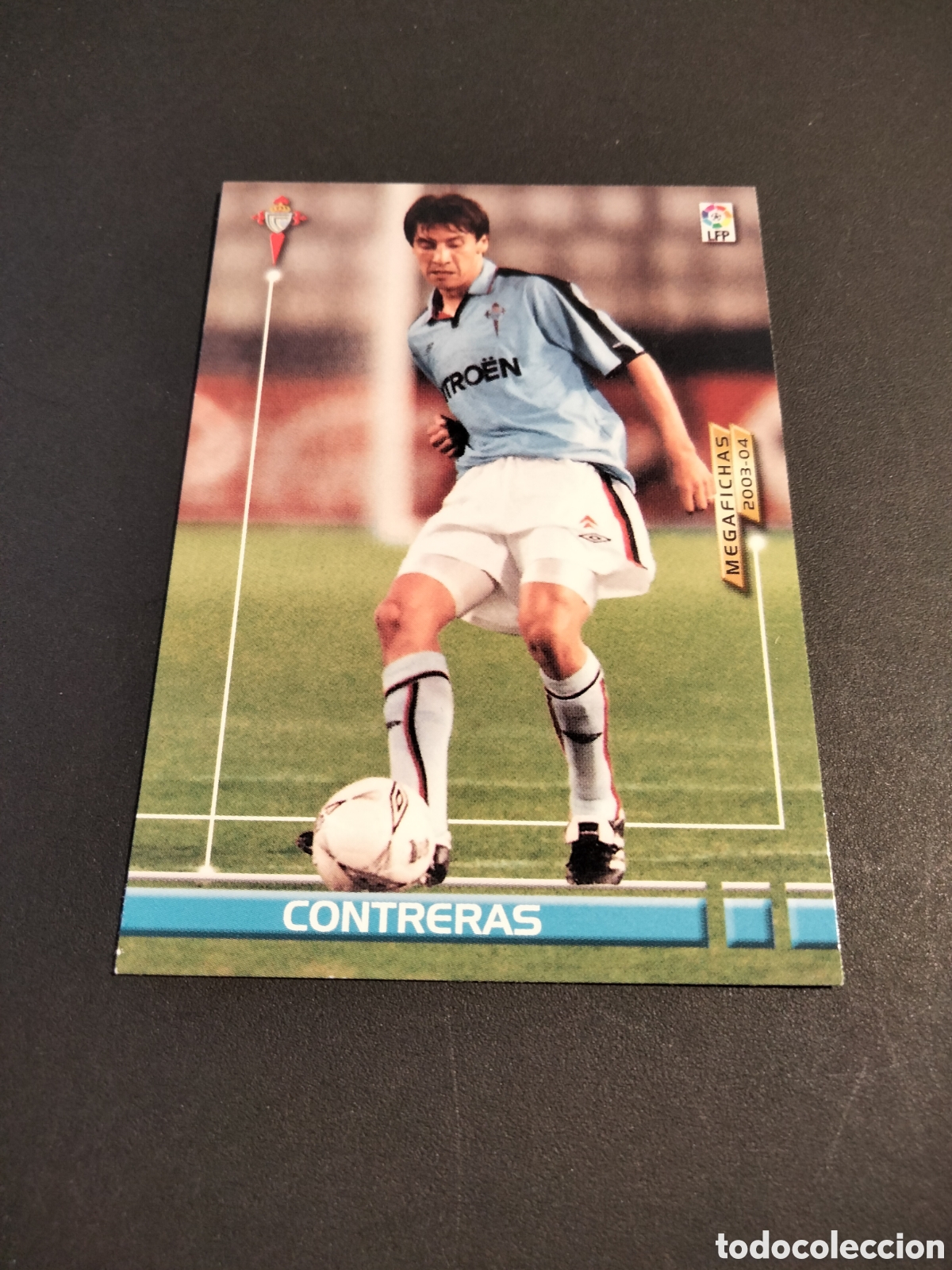 Coleccionismo cromos antiguos: CONTRERAS # 483 CELTA DE VIGO NUEVO FICHAJE MEGAFICHAS ( MEGACRACKS) 2003/04 PANINI