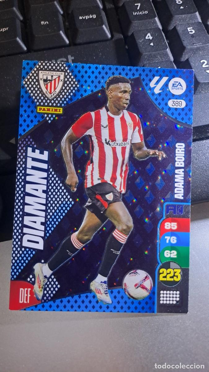Coleccionismo cromos antiguos: ADRENALYN XL ADAMA BOIRO 389 DIAMANTE ATHLETIC CLUB DE BILBAO CROMO LIGA 24 25 2024 2025 PANINI