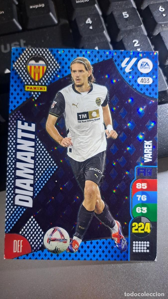 Coleccionismo cromos antiguos: ADRENALYN XL YAREK 403 DIAMANTE 403 VALENCIA CROMO LIGA 24 25 2024 2025 PANINI