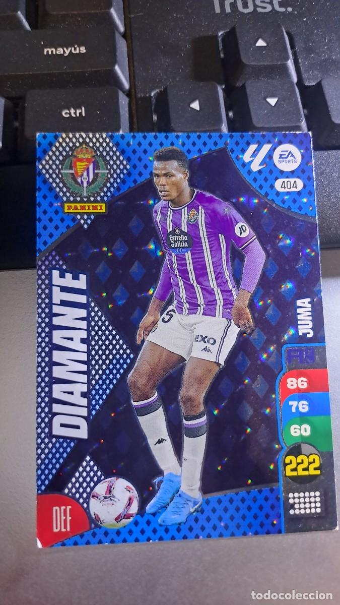 Coleccionismo cromos antiguos: ADRENALYN XL JUMA 404 DIAMANTE 404 VALLADOLID CROMO LIGA 24 25 2024 2025 PANINI