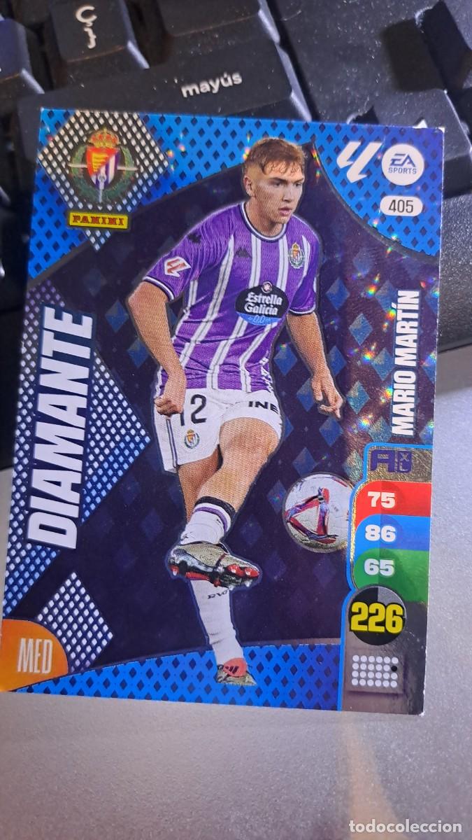 Coleccionismo cromos antiguos: ADRENALYN XL MARIO MARTIN 405 DIAMANTE 405 VALLADOLID CROMO LIGA 24 25 2024 2025 PANINI