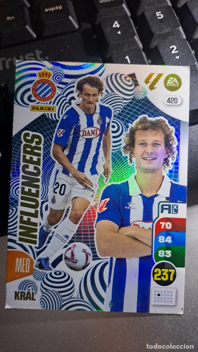 Coleccionismo cromos antiguos: ADRENALYN XL KRAL 420 INFLUENCERS 420 ESPANYOL CROMO LIGA 24 25 2024 2025 PANINI