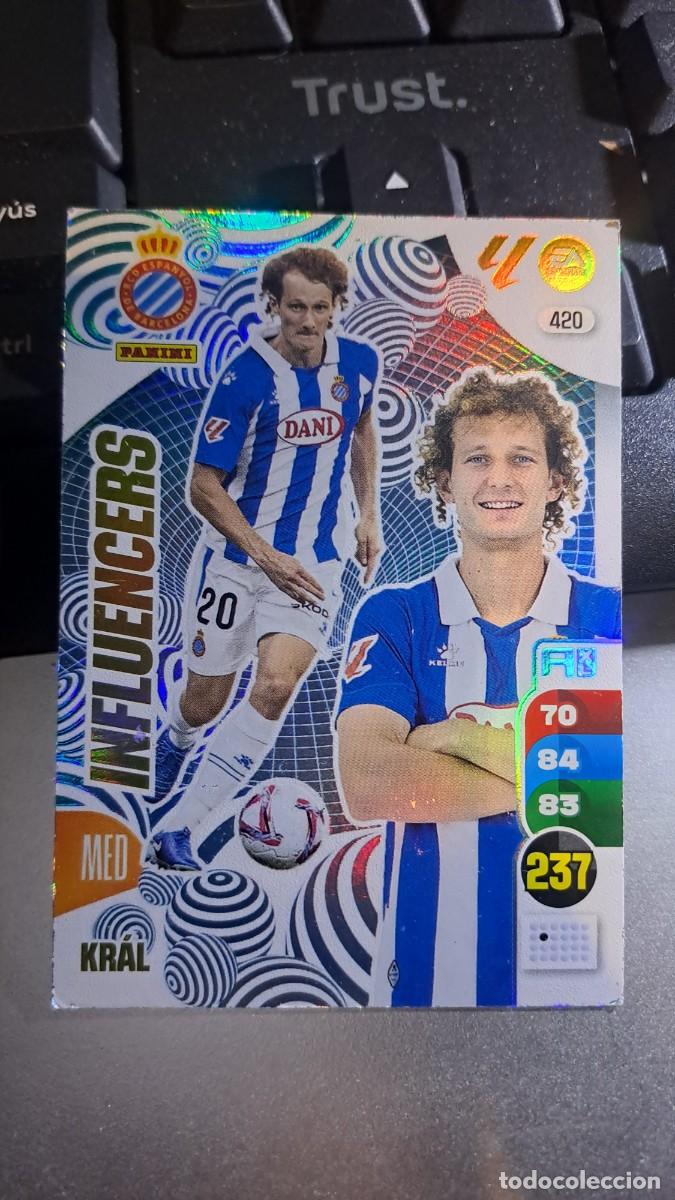 Coleccionismo cromos antiguos: ADRENALYN XL KRAL 420 INFLUENCERS 420 ESPANYOL CROMO LIGA 24 25 2024 2025 PANINI