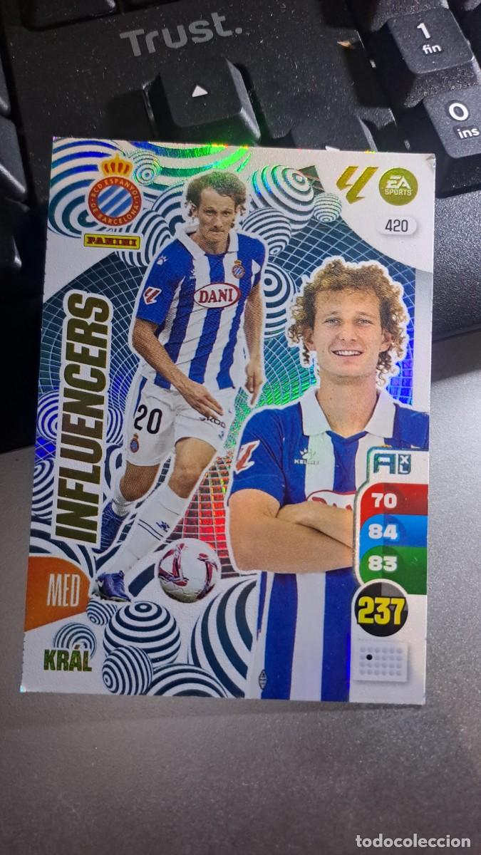 Coleccionismo cromos antiguos: ADRENALYN XL KRAL 420 INFLUENCERS 420 ESPANYOL CROMO LIGA 24 25 2024 2025 PANINI