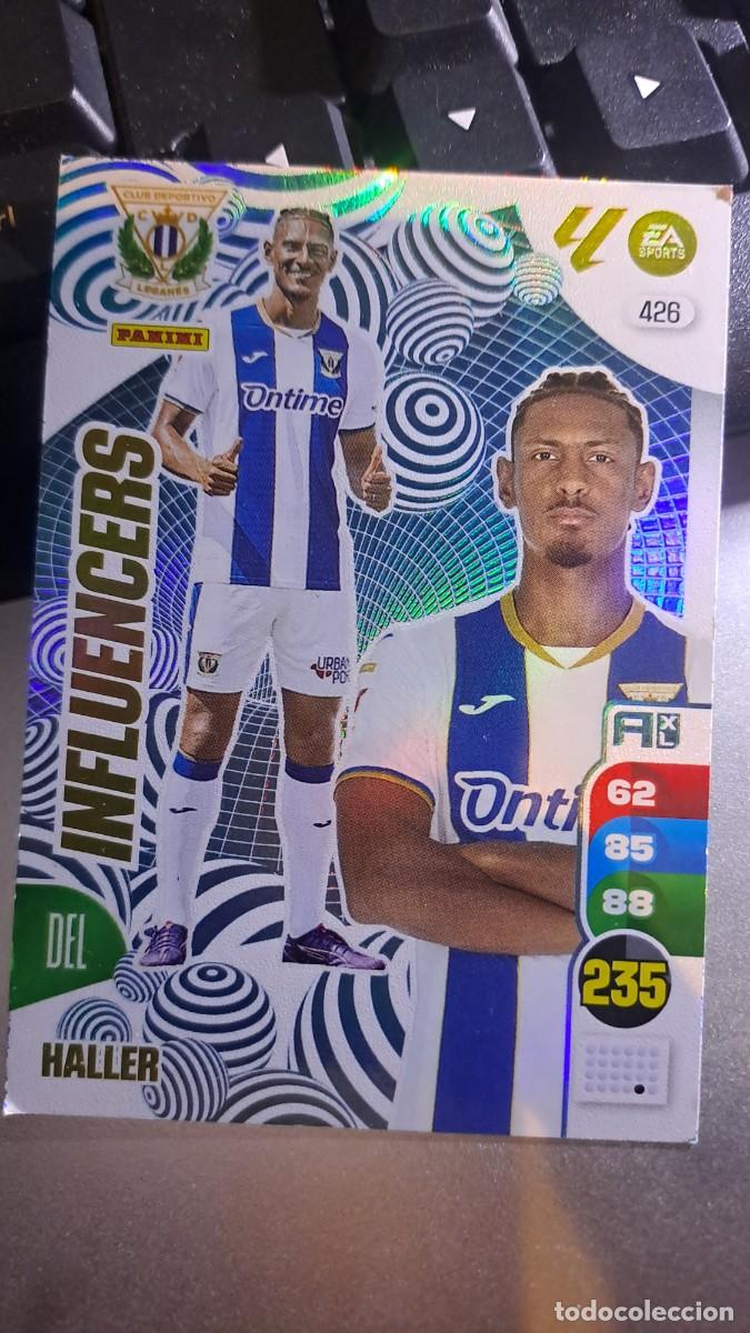 Collezionismo Figurine antiche: ADRENALYN XL HALLER 426 INFLUENCERS 426 LEGANES CROMO LIGA 24 25 2024 2025 PANINI