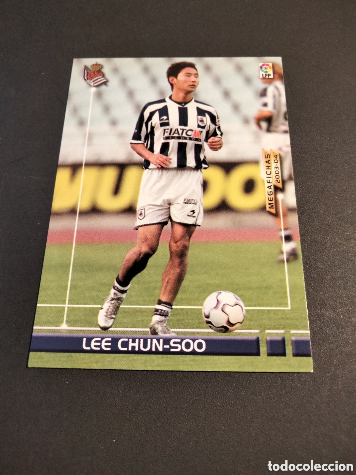 Coleccionismo cromos antiguos: CHUN - SOO # 453 REAL SOCIEDAD NUEVO FICHAJE MEGAFICHAS ( MEGACRACKS) 2003/04 PANINI