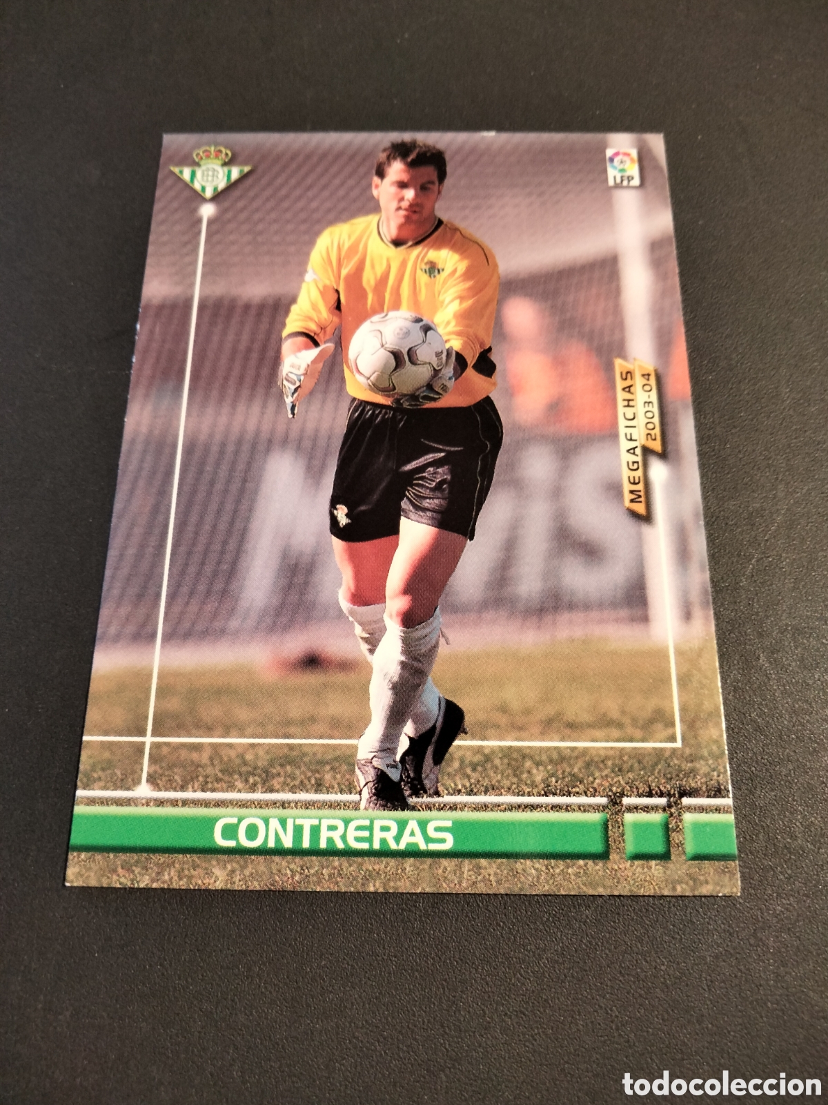 Coleccionismo cromos antiguos: CONTRERAS # 450 REAL BETIS NUEVO FICHAJE MEGAFICHAS ( MEGACRACKS) 2003/04 PANINI