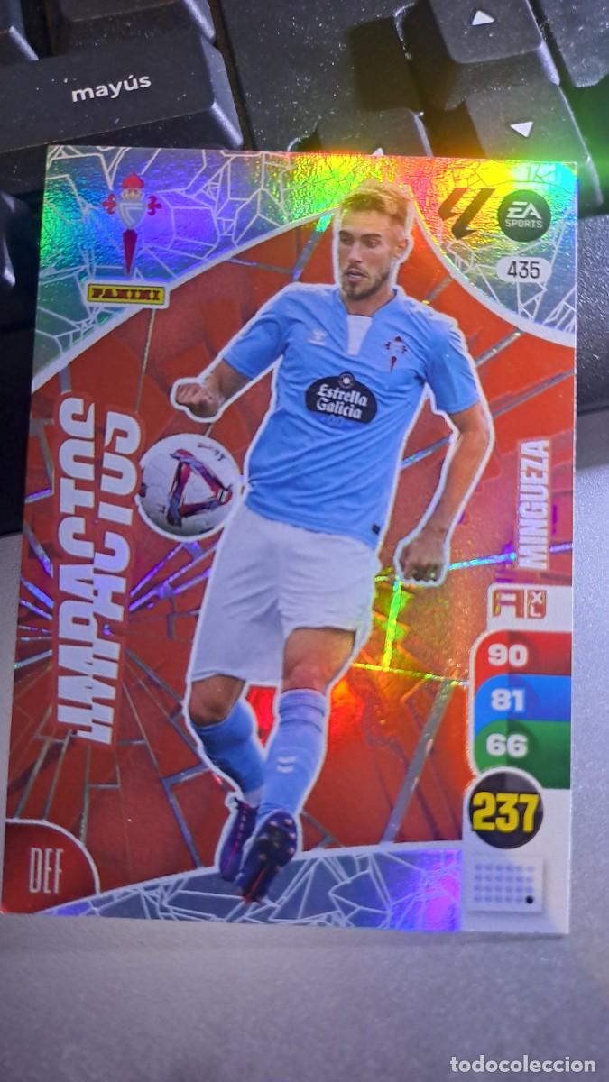 Coleccionismo cromos antiguos: ADRENALYN XL MINGUEZA 435 IMPACTOS 435 CELTA DE VIGO CROMO LIGA 24 25 2024 2025 PANINI