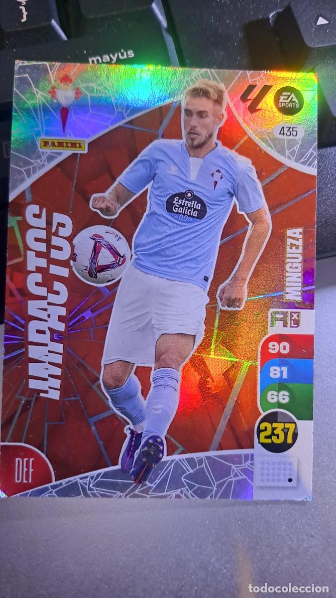 Coleccionismo cromos antiguos: ADRENALYN XL MINGUEZA 435 IMPACTOS 435 CELTA DE VIGO CROMO LIGA 24 25 2024 2025 PANINI