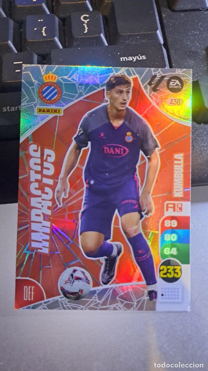 Coleccionismo cromos antiguos: ADRENALYN XL KUMBULLA 436 IMPACTOS 436 ESPANYOL CROMO LIGA 24 25 2024 2025 PANINI