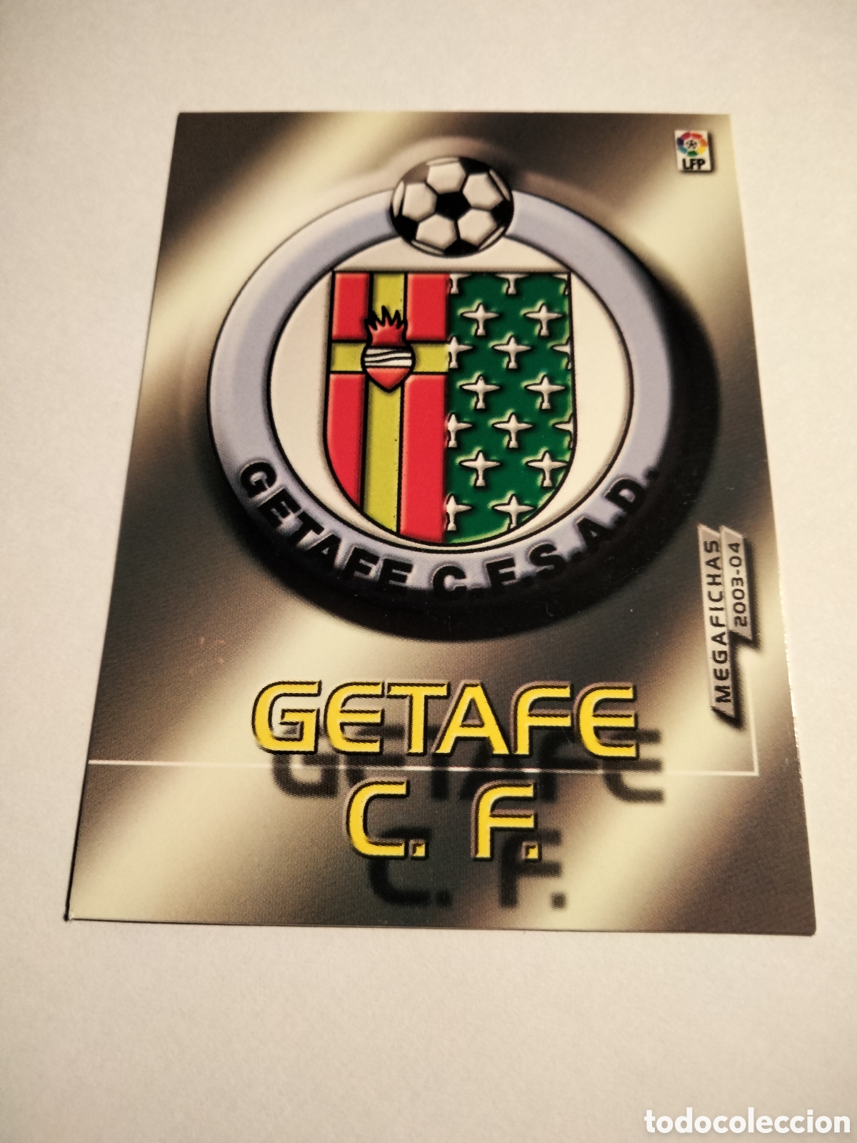Coleccionismo cromos antiguos: ESCUDO LOGO # 415 GETAFE CF. SEGUNDA DIVISI&Oacute;N MEGAFICHAS ( MEGACRACKS) 2003/04 PANINI