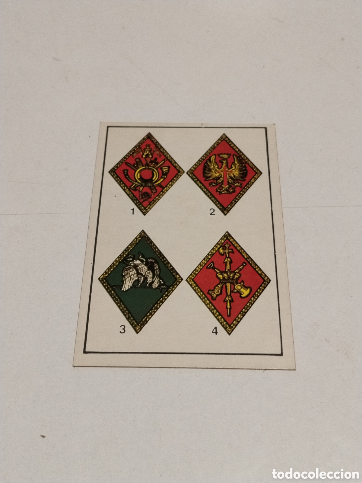 Coleccionismo cromos antiguos: Cromo Nuestros Ejercitos , Rombos
