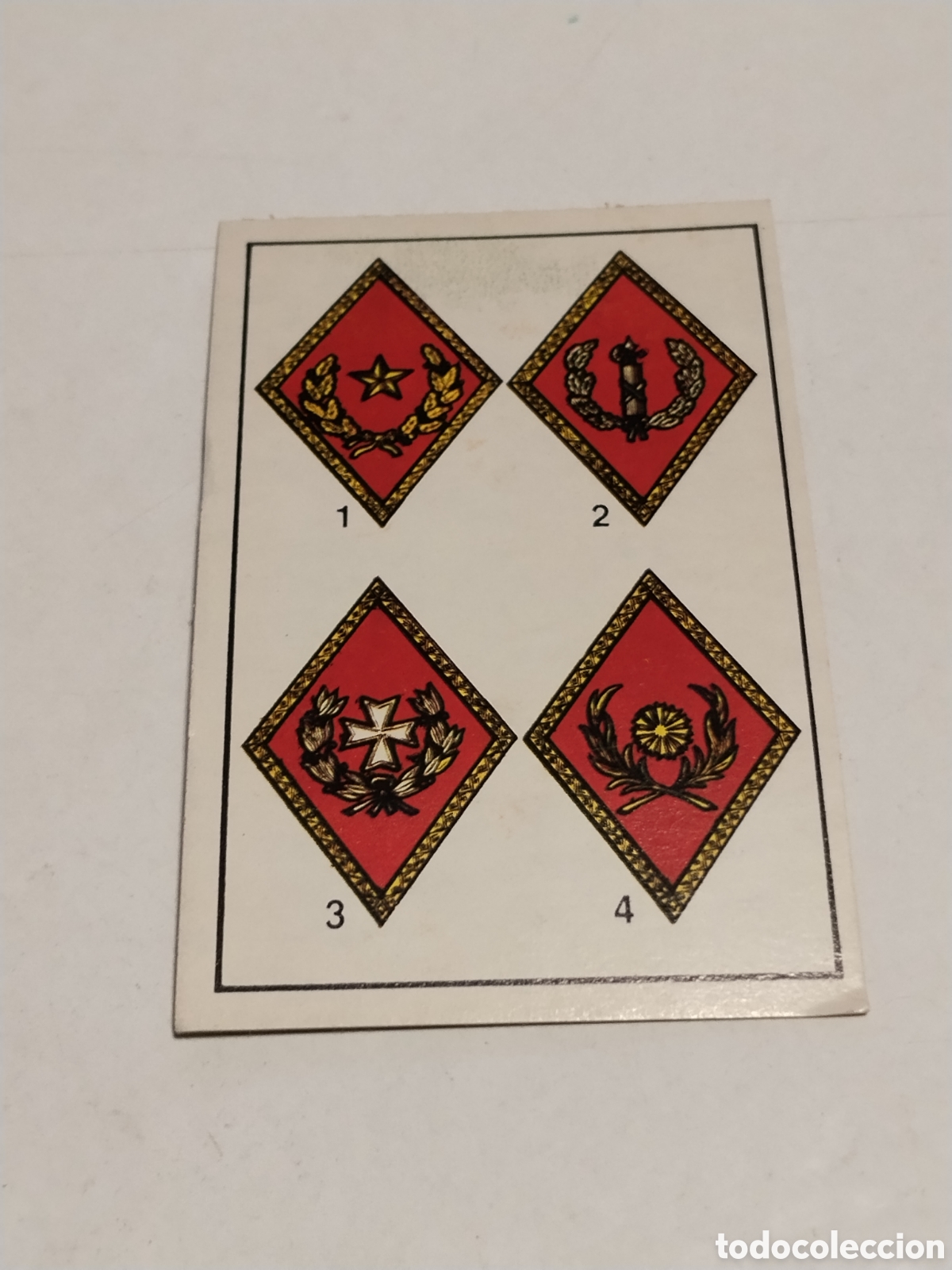 Coleccionismo cromos antiguos: Cromo Nuestros Ejercitos , Rombos