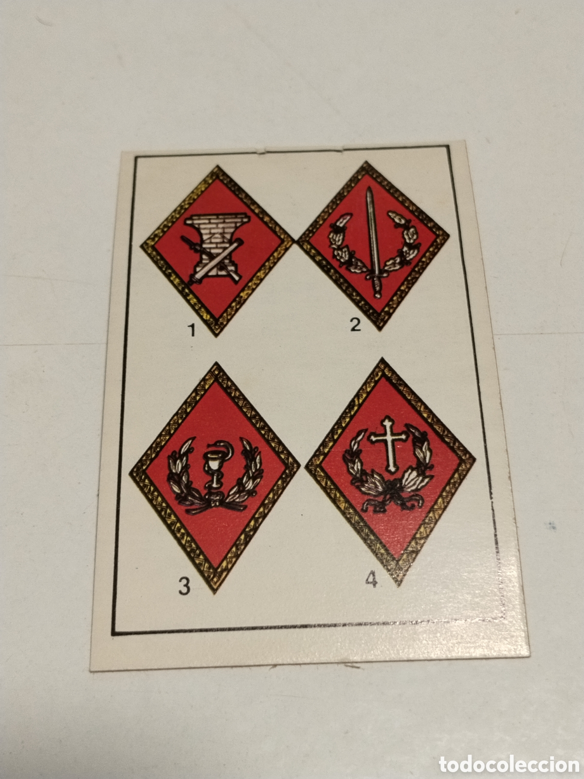 Coleccionismo cromos antiguos: Cromo Nuestros Ejercitos , Rombos