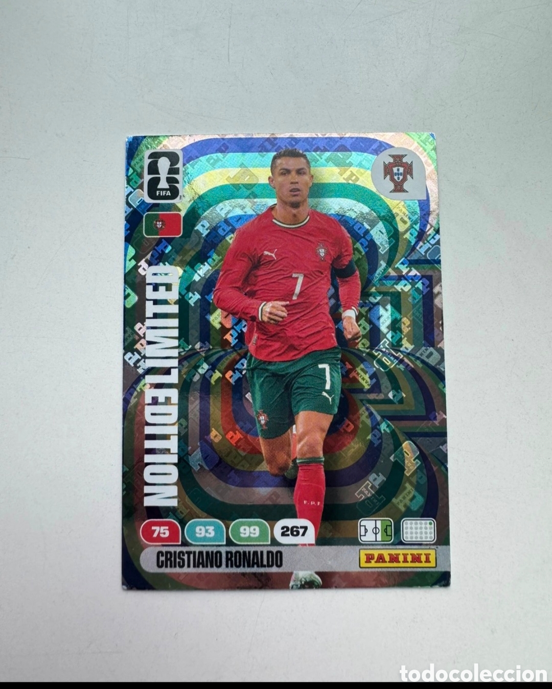 Coleccionismo cromos antiguos: Adrenalyn XXL holograma cristiano ronaldo