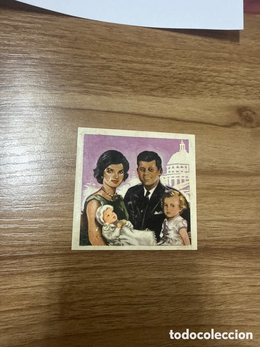Coleccionismo cromos antiguos: 1963 JOHN F . KENNEDY N&ordm; 78 CHOCOLATES SIMOS 25 A&Ntilde;OS VIDA MUNDIAL