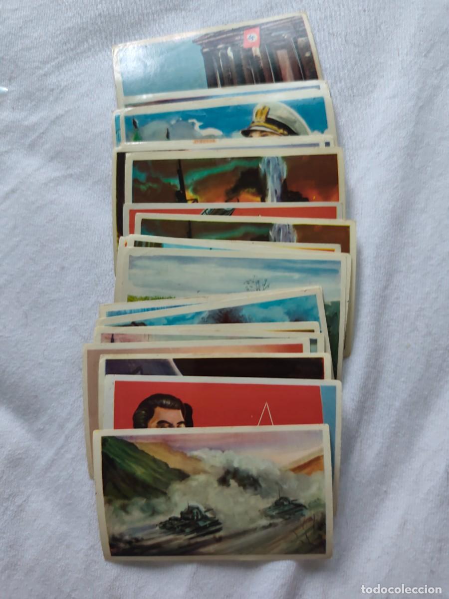 Coleccionismo cromos antiguos: Lote de 19 cromos Segunda guerra mundial. Chocolates Torras. Sin pegar sin repetir