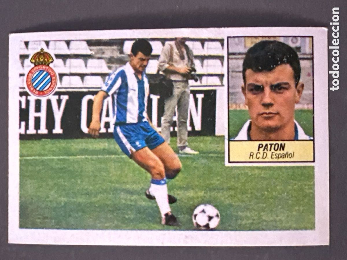 Coleccionismo cromos antiguos: CROMO LIGA ESTE 84 85 PATON COLOCA ESPA&Ntilde;OL. DESPEGADO