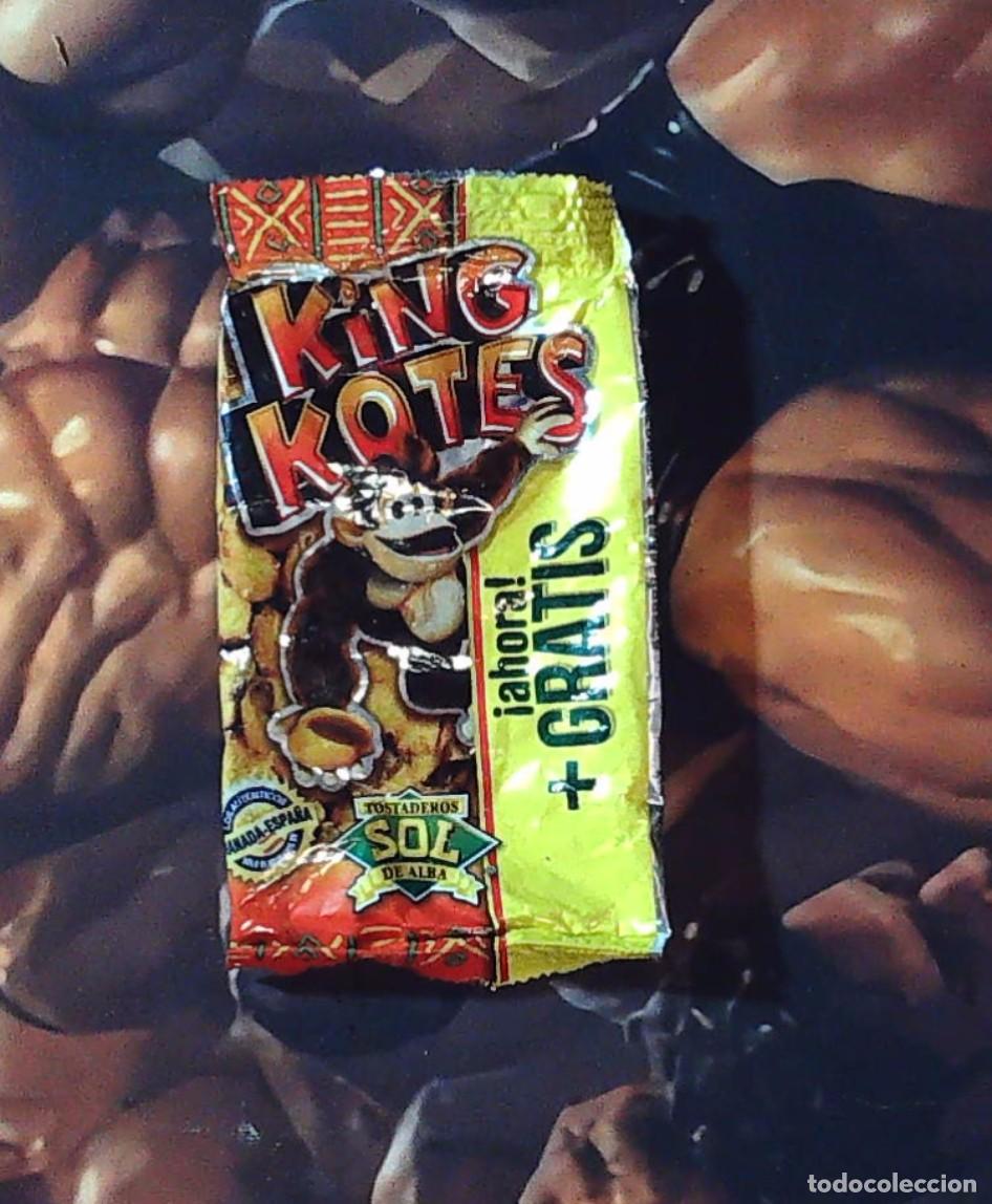 Coleccionismo cromos antiguos: envoltorio snacks tostaderos sol granada de alba king kotes donkey kong king kong