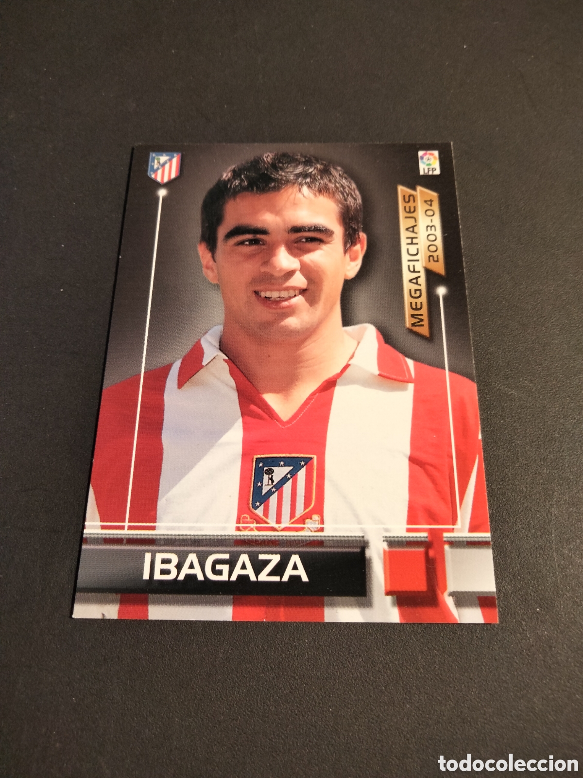 Colecionismo Cromos antigos: IBAGAZA # 498 ATL&Eacute;TICO DE MADRID MEGAFICHAJES MEGACRACKS 2003/04 PANINI