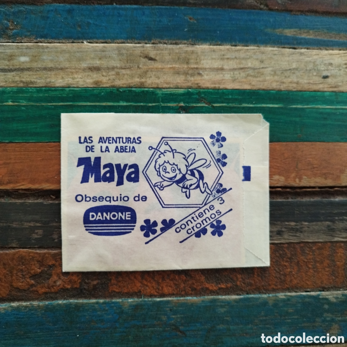 Coleccionismo cromos antiguos: DANONE , SOBRE SIN ABRIR COLECCION LAS AVENTURAS DE LA ABEJA MAYA