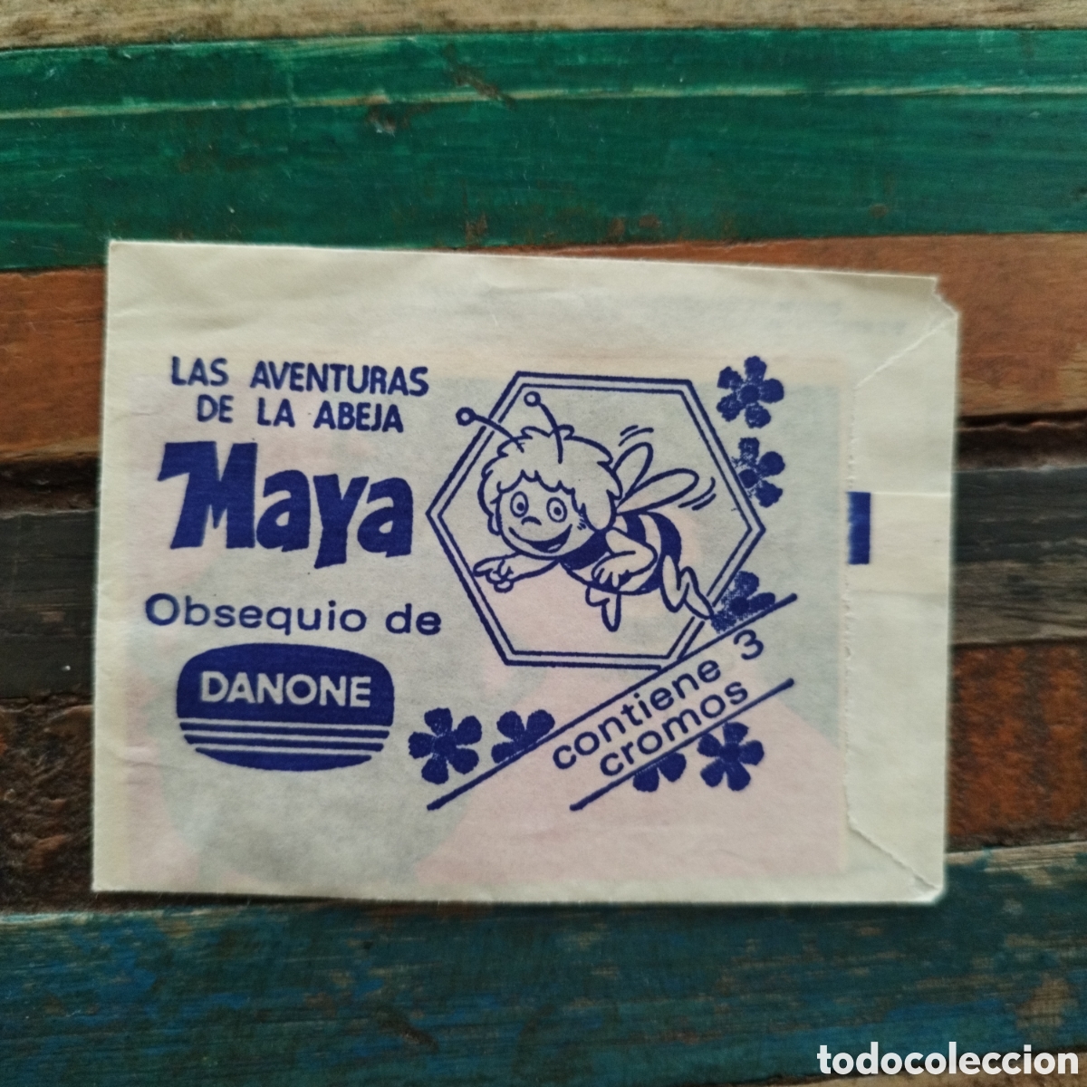 Coleccionismo cromos antiguos: DANONE , SOBRE SIN ABRIR COLECCION LAS AVENTURAS DE LA ABEJA MAYA