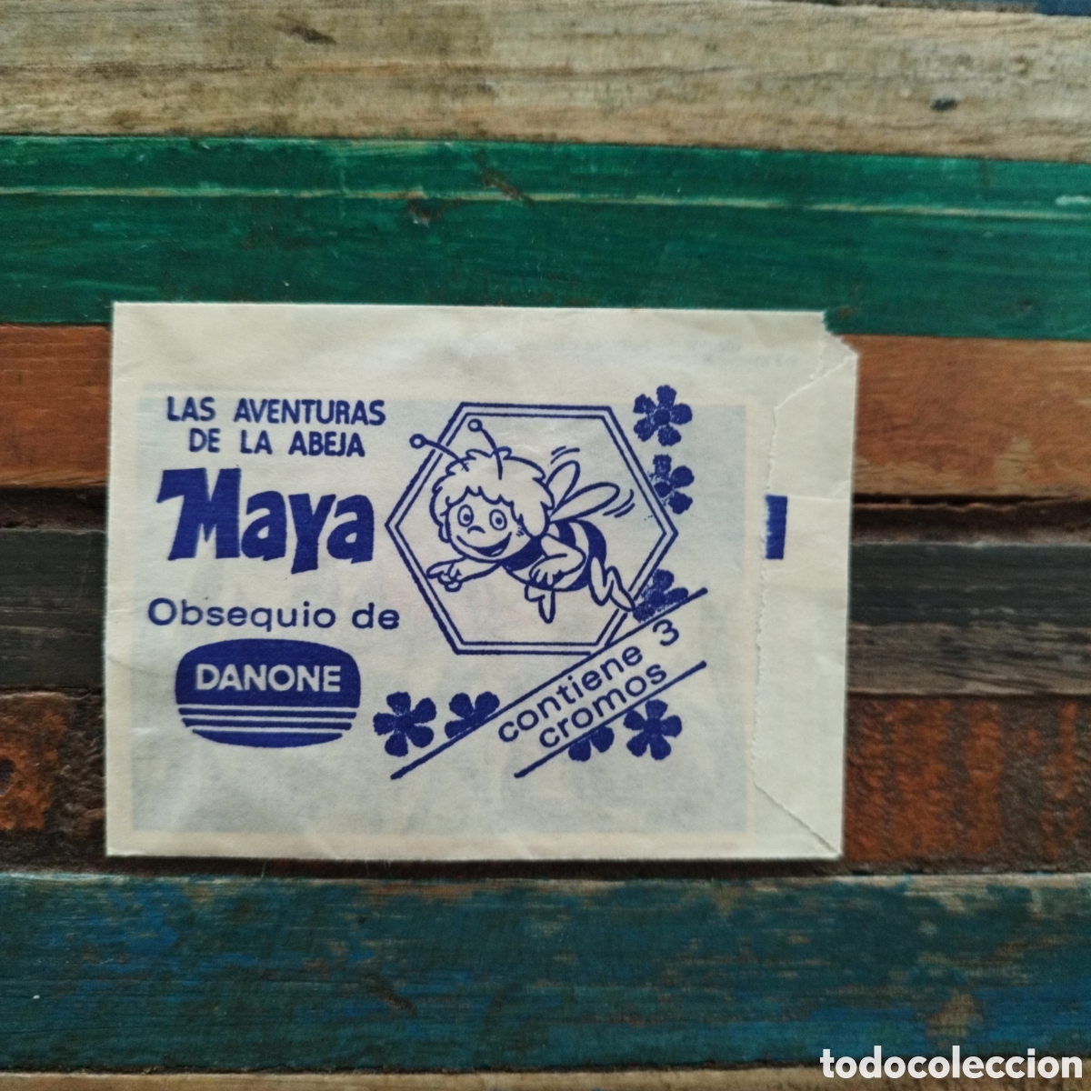 Coleccionismo cromos antiguos: DANONE , SOBRE SIN ABRIR COLECCION LAS AVENTURAS DE LA ABEJA MAYA