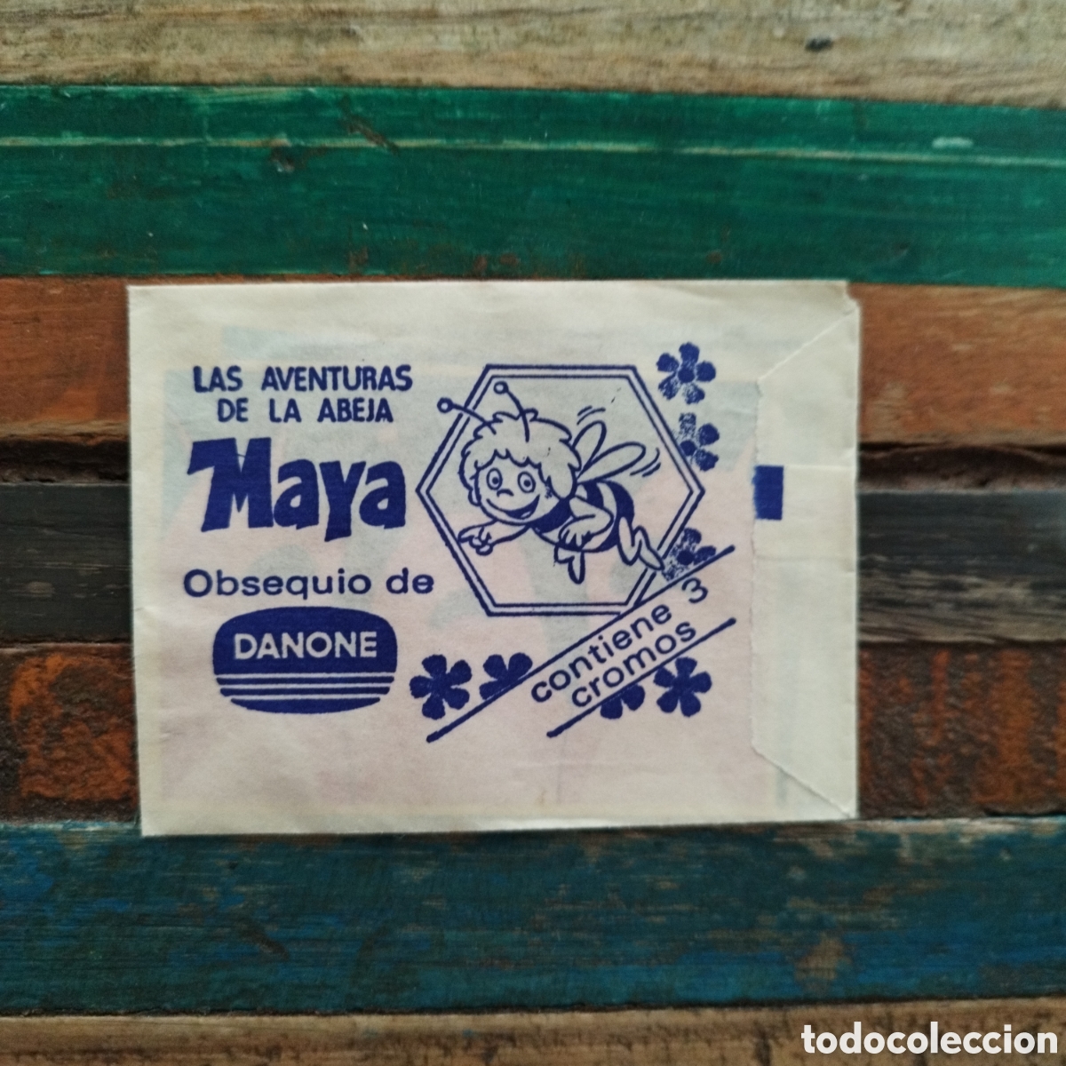 Coleccionismo cromos antiguos: DANONE , SOBRE SIN ABRIR COLECCION LAS AVENTURAS DE LA ABEJA MAYA