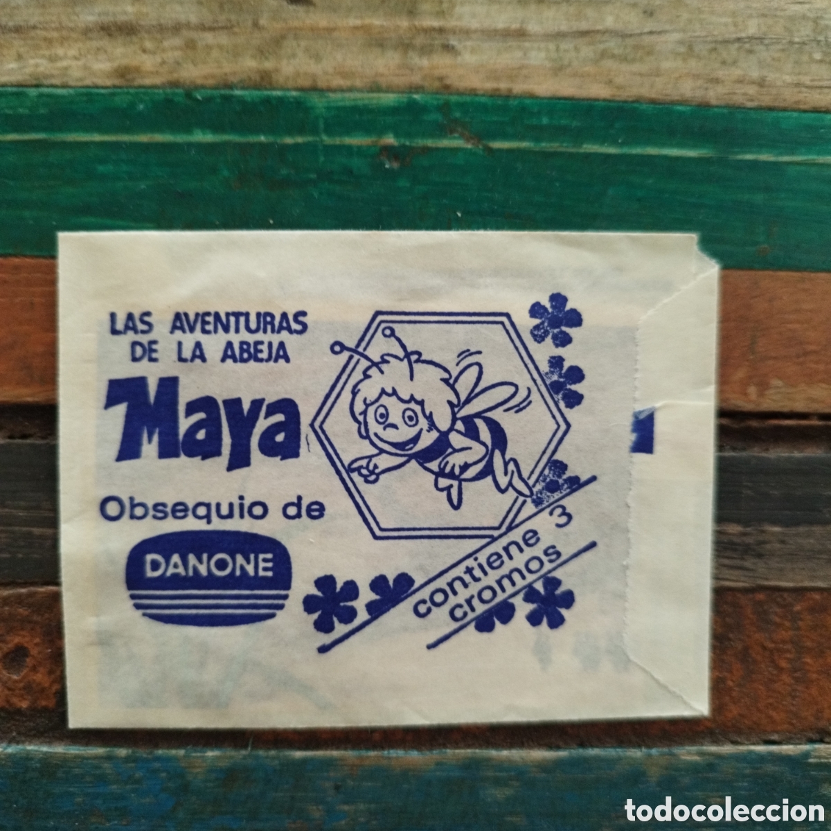 Coleccionismo cromos antiguos: DANONE , SOBRE SIN ABRIR COLECCION LAS AVENTURAS DE LA ABEJA MAYA