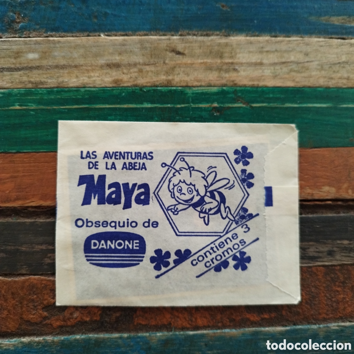 Coleccionismo cromos antiguos: DANONE , SOBRE SIN ABRIR COLECCION LAS AVENTURAS DE LA ABEJA MAYA