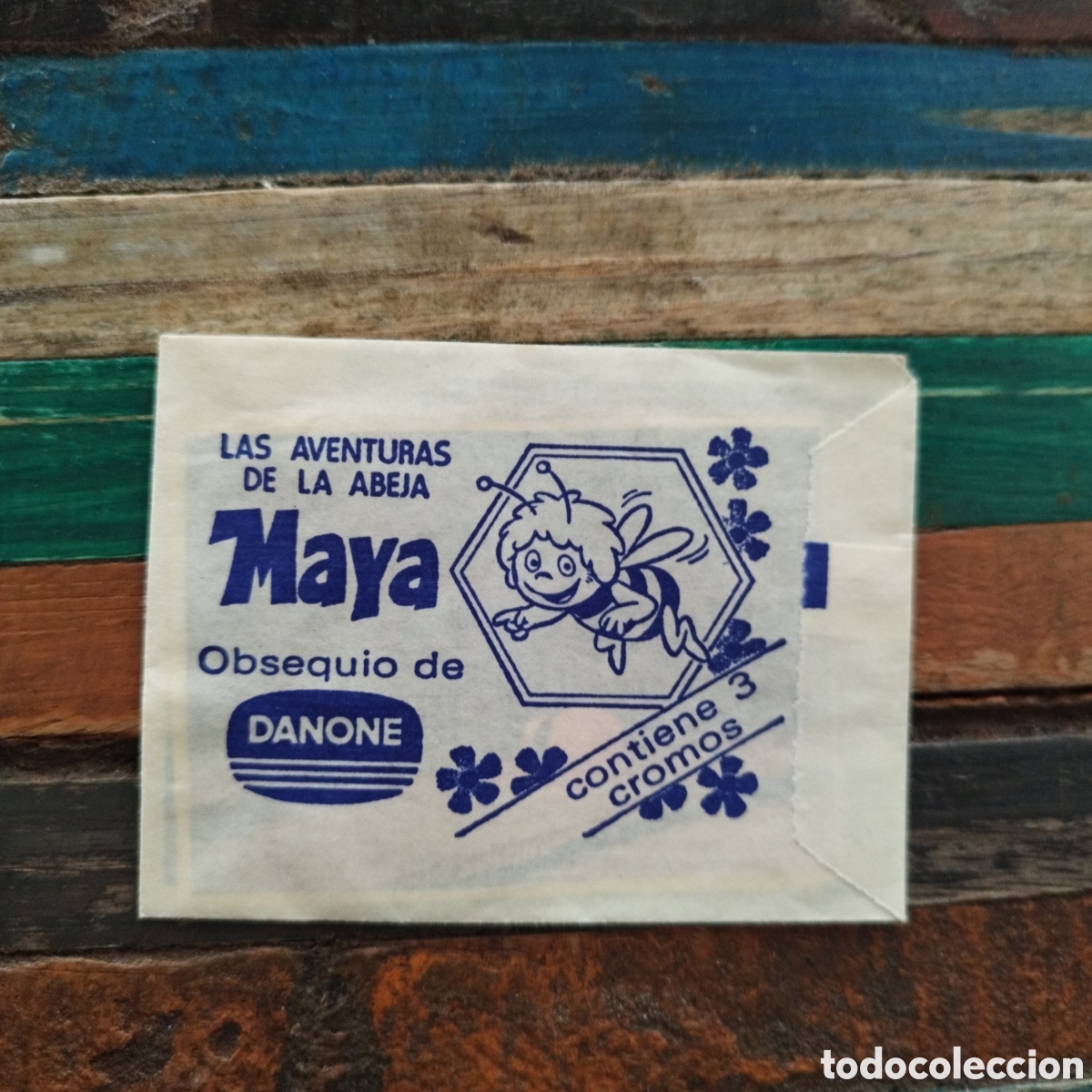 Coleccionismo cromos antiguos: DANONE , SOBRE SIN ABRIR COLECCION LAS AVENTURAS DE LA ABEJA MAYA