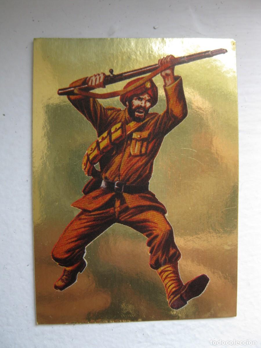 Coleccionismo cromos antiguos: HECHOS Y SOLDADOS DEL SIGLO XX - CROMO N&ordm; 65 - GUERRILLERO INDOSTANICO - MAGA - NUNCA PEGADO.