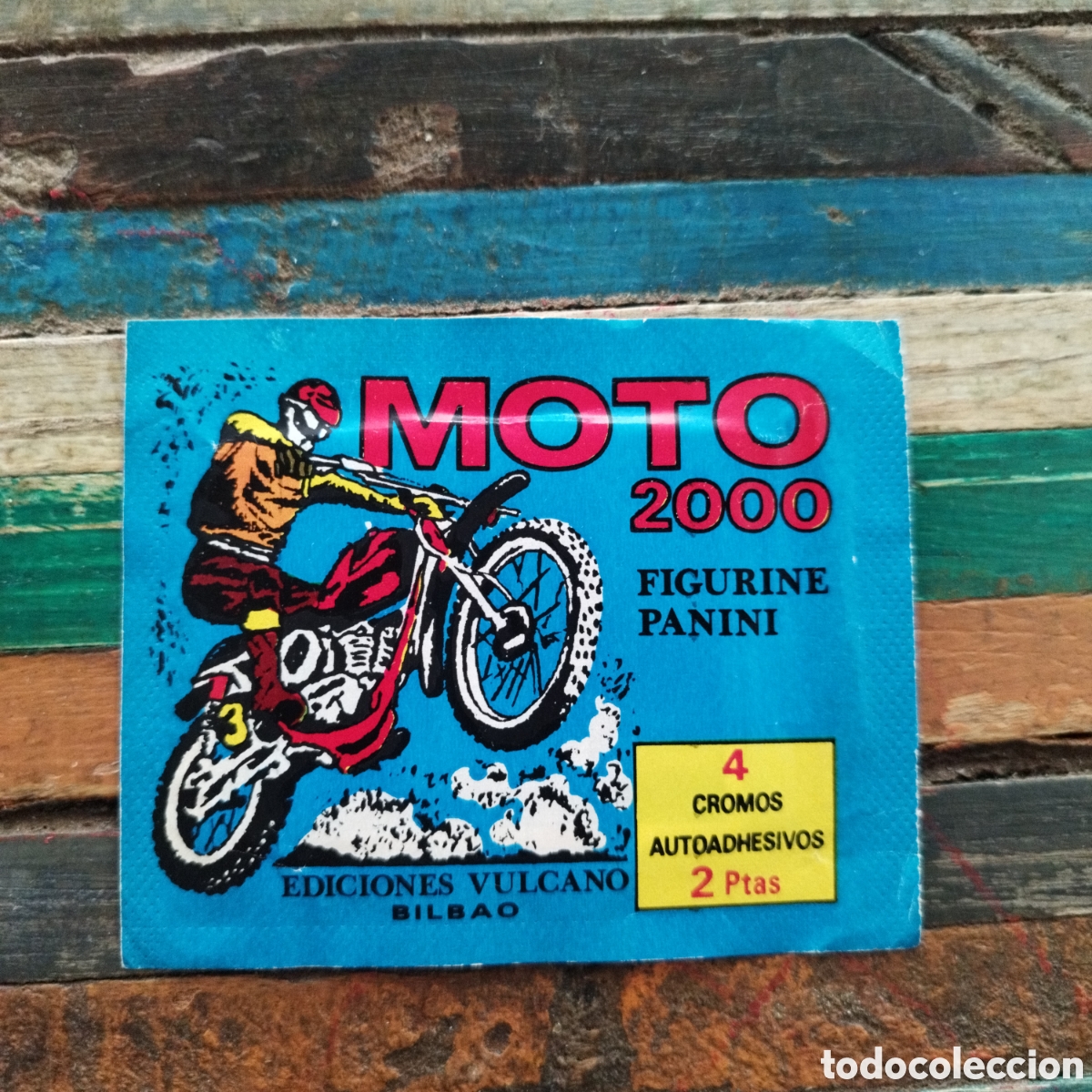 Coleccionismo cromos antiguos: EDICIONES VULCANO , SOBRE SIN ABRIR MOTO 2000 , LICENCIA PANINI