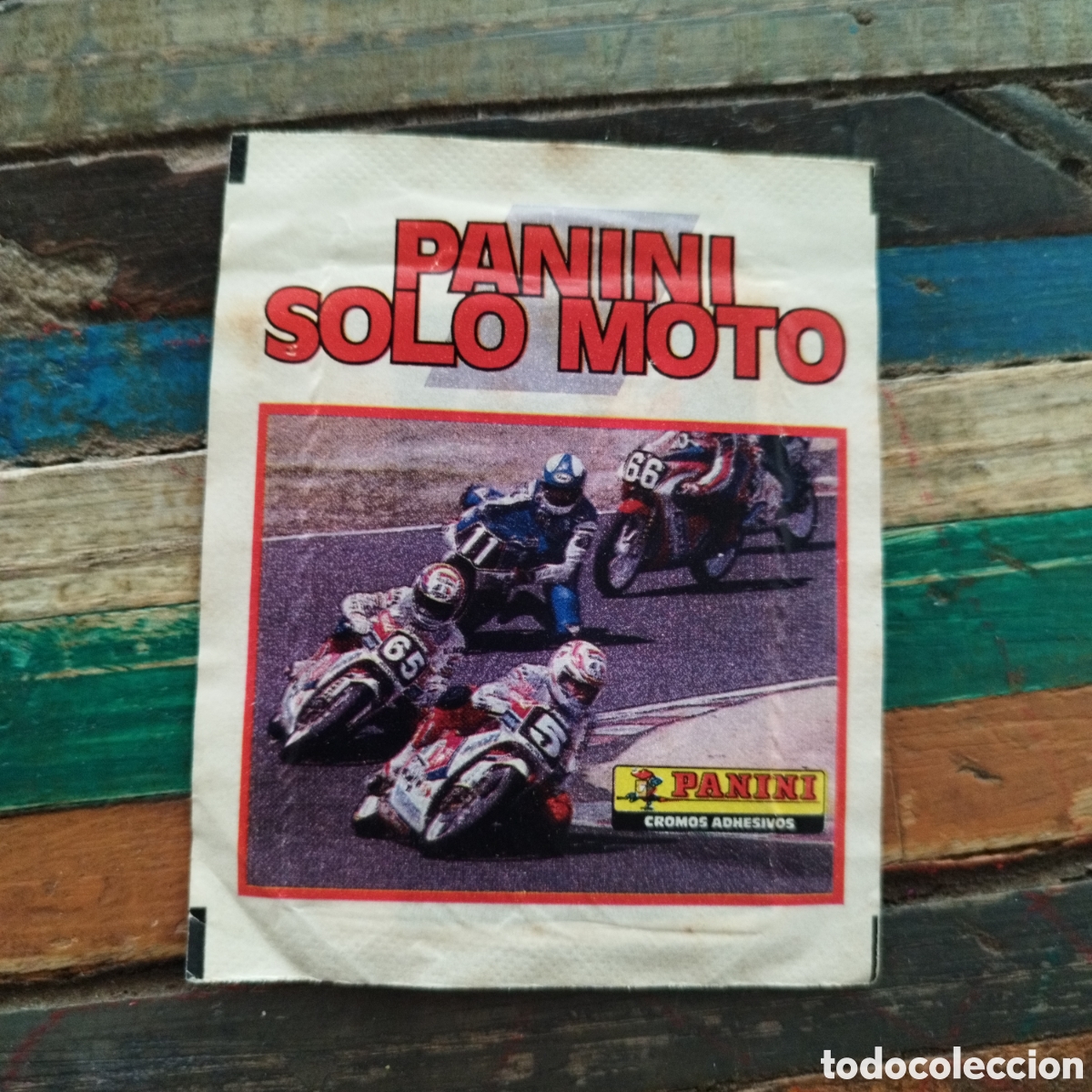Coleccionismo cromos antiguos: PANINI SOLO MOTO, SOBRE COMPLETO SIN ABRIR COMPLETAMENTE, LEER DESCRIPCI&Oacute;N