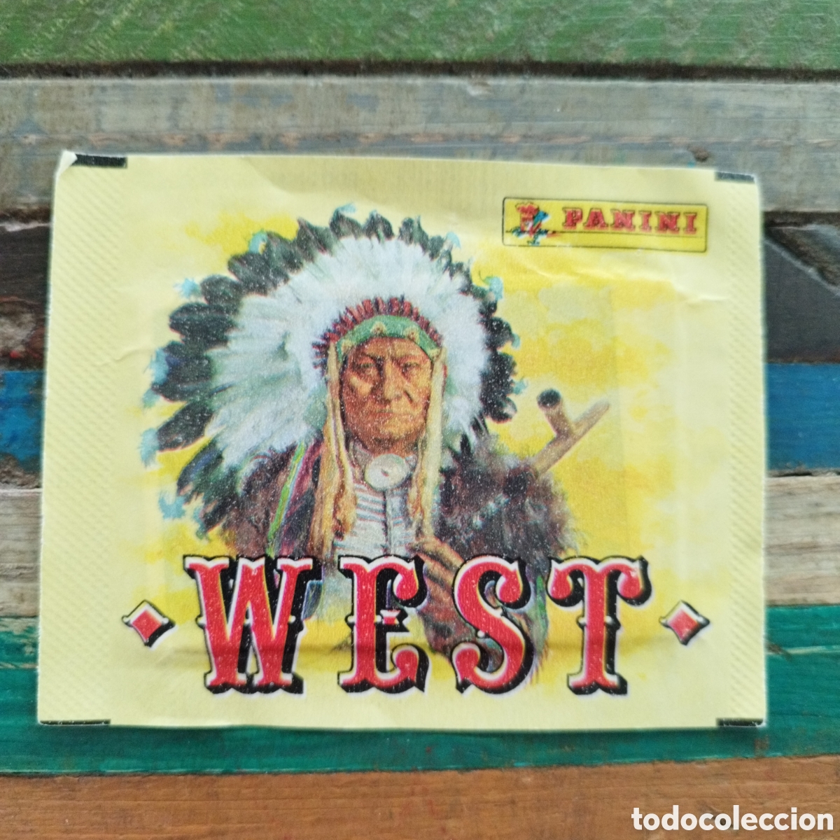 Coleccionismo cromos antiguos: PANINI WEST , SOBRE SIN ABRIR