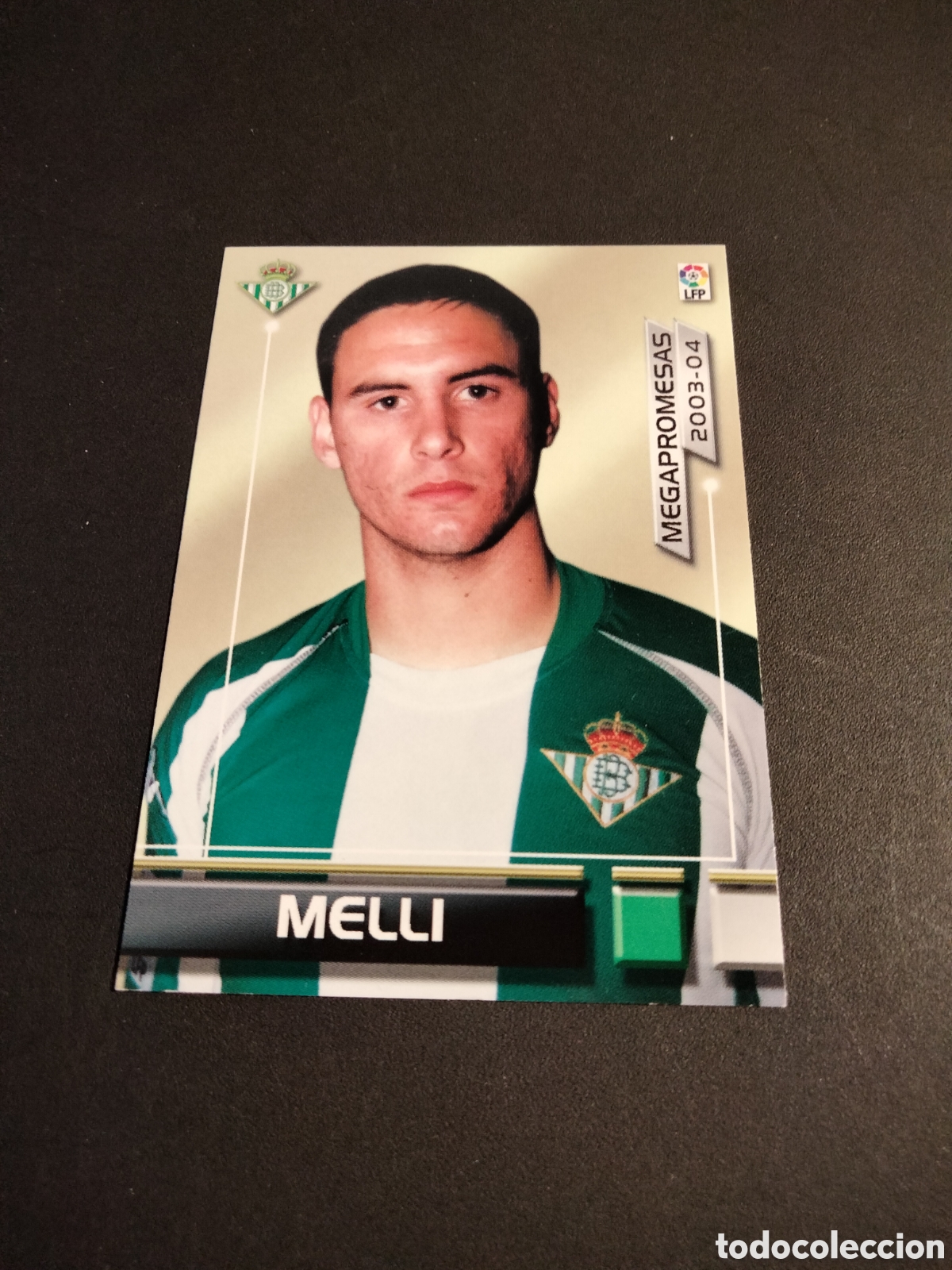 Coleccionismo cromos antiguos: MELLI # 392 R. BETIS MEGAPROMESAS MEGAFICHAS ( MEGACRACKS) 2003/04 PANINI