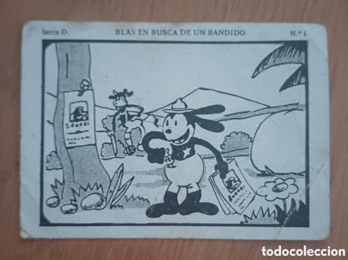 Coleccionismo cromos antiguos: CROMO BLAS EN BUSCA DE UN BANDIDO, N&ordm; 1, CHOCOLATE JUNCOSA