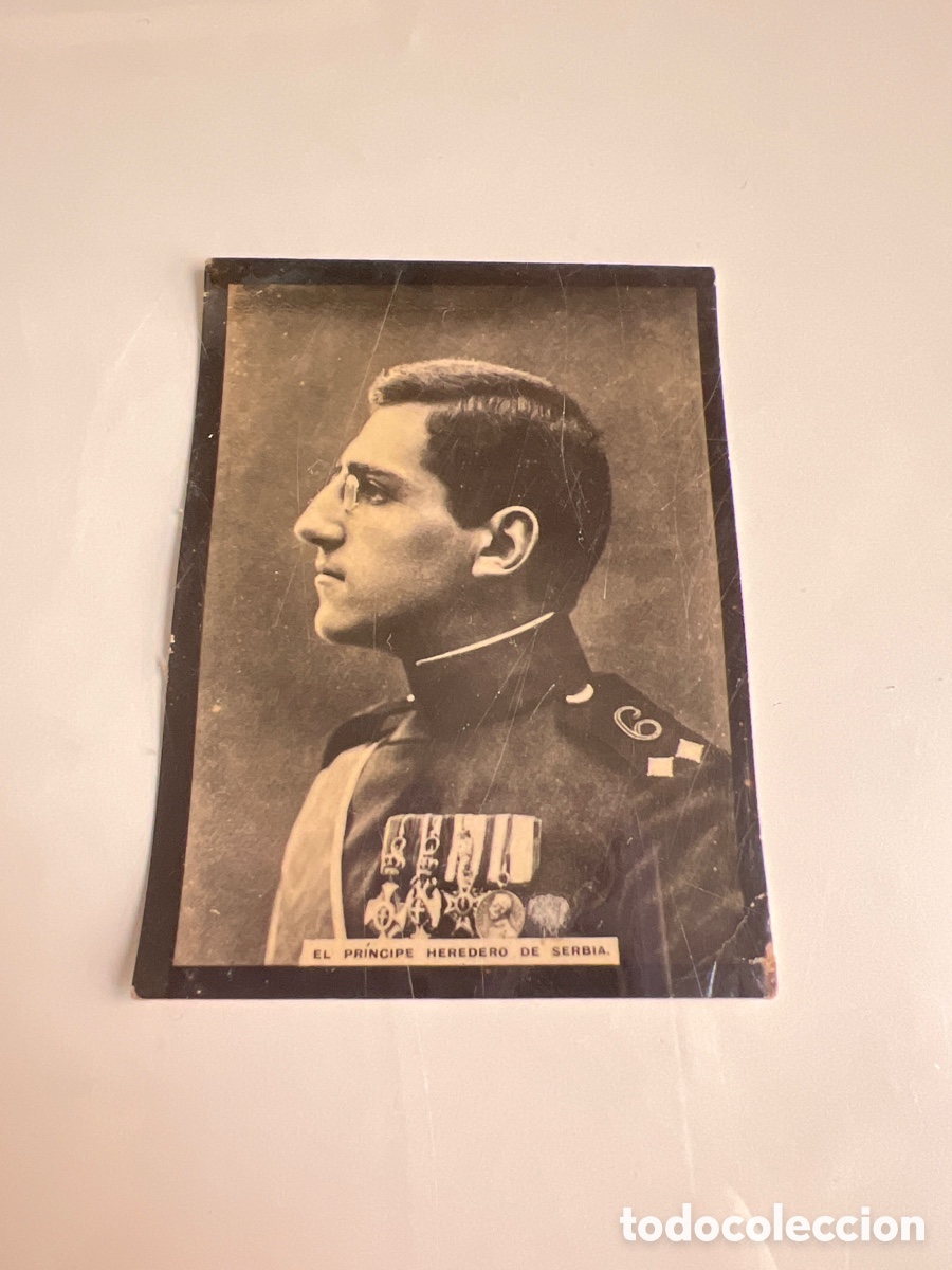Coleccionismo cromos antiguos: 1908 EL PR&Iacute;NCIPE HEREDERO DE SERBIA # 812 SUSINI &Aacute;LBUM UNIVERSAL