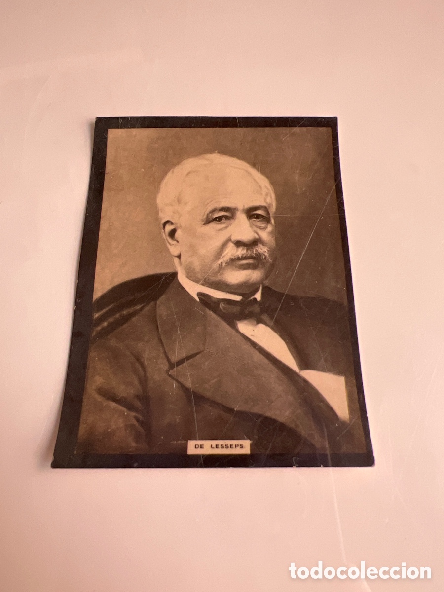 Coleccionismo cromos antiguos: 1908 DE LESSEPS # 56 SUSINI &Aacute;LBUM UNIVERSAL