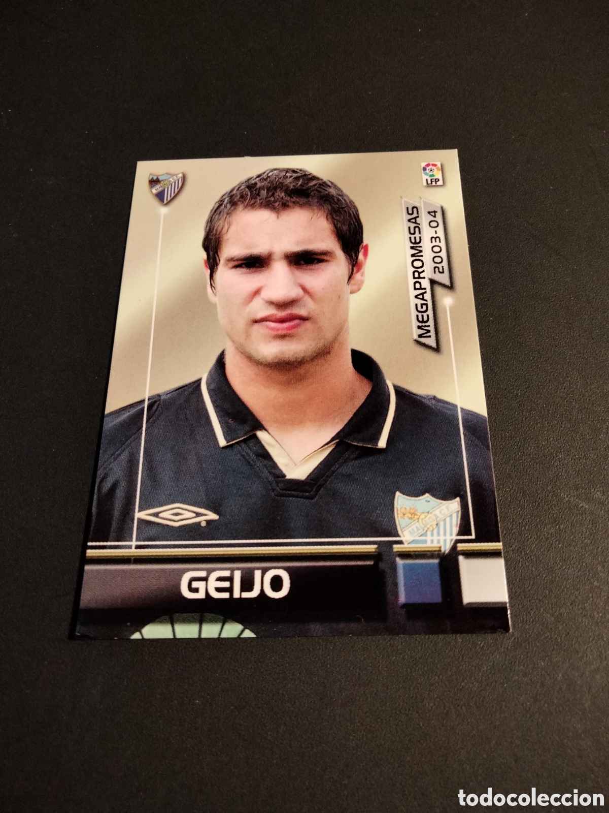Coleccionismo cromos antiguos: GEIJO # 403 MALAGA FC. MEGAPROMESAS MEGAFICHAS ( MEGACRACKS) 2003/04 PANINI